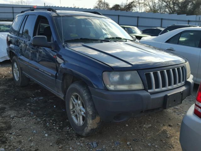 1J4GX48S54C112993 - 2004 JEEP GRAND CHER BLUE photo 1