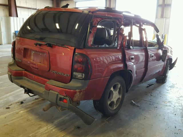 1GNDT13S942211825 - 2004 CHEVROLET TRAILBLAZE BURGUNDY photo 4