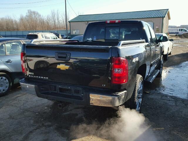 1GCRKSE70CZ255489 - 2012 CHEVROLET SILVERADO BLACK photo 4