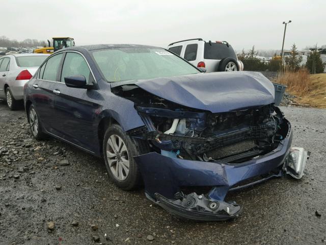 1HGCR2F39EA024932 - 2014 HONDA ACCORD LX BLUE photo 1