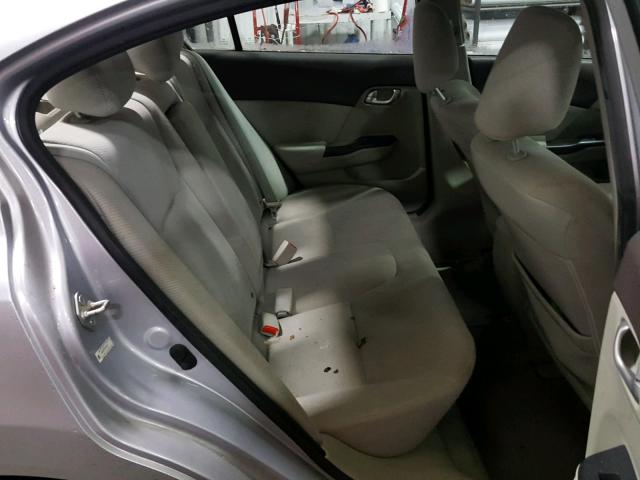 2HGFB2F87CH612419 - 2012 HONDA CIVIC EX SILVER photo 6