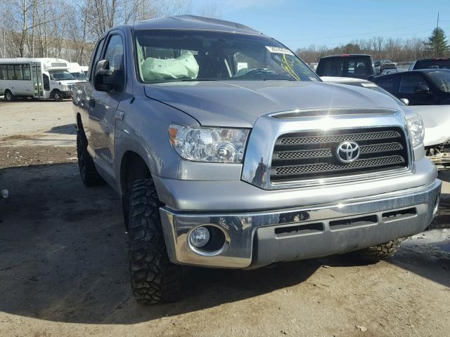 5TFBV54128X058835 - 2008 TOYOTA TUNDRA DOU SILVER photo 1