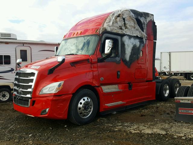 3AKJHHDR9JSJV5535 - 2018 FREIGHTLINER CASCADIA 1 RED photo 2