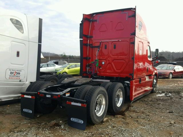 3AKJHHDR9JSJV5535 - 2018 FREIGHTLINER CASCADIA 1 RED photo 4