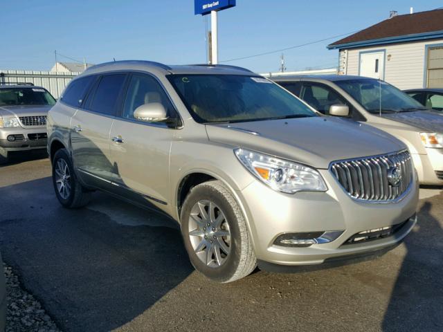 5GAKRBKDXFJ316343 - 2015 BUICK ENCLAVE BEIGE photo 1