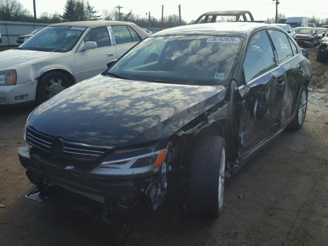 3VWL17AJ1EM218377 - 2014 VOLKSWAGEN JETTA SEL BLACK photo 2