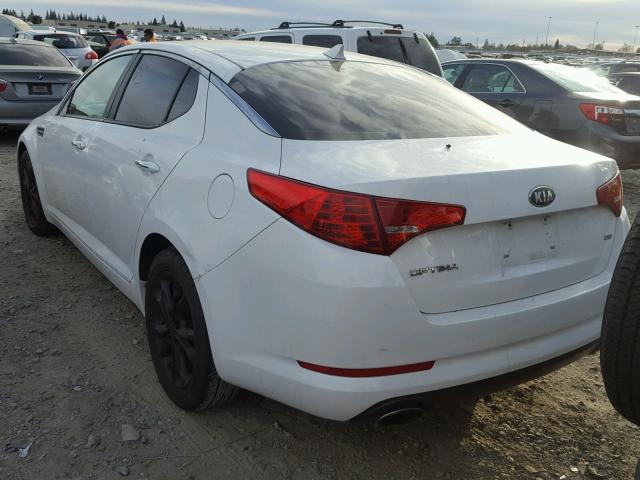 5XXGM4A78DG213398 - 2013 KIA OPTIMA LX WHITE photo 3