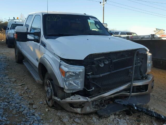 1FT8W3BT2BEA82829 - 2011 FORD F350 SUPER WHITE photo 1