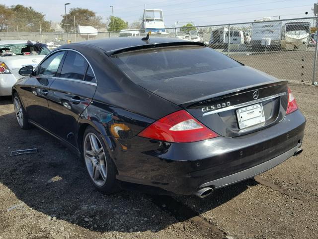 WDDDJ72X28A116572 - 2008 MERCEDES-BENZ CLS 550 BLACK photo 3