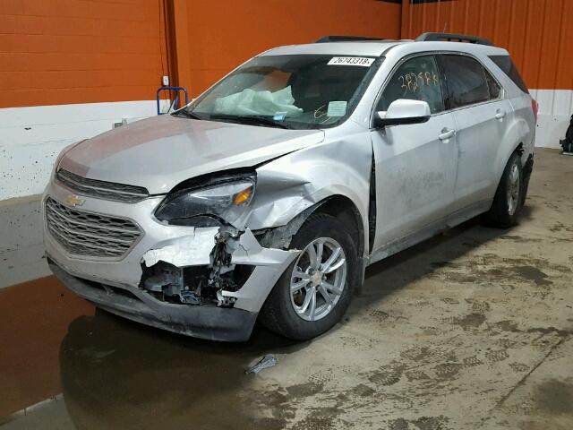 2GNFLFEK8H6265502 - 2017 CHEVROLET EQUINOX LT SILVER photo 2