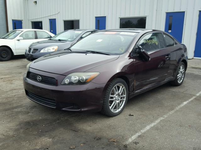 JTKDE167680261103 - 2008 TOYOTA SCION TC 栗色 照片 2