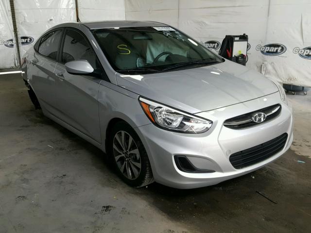 KMHCT4AE8HU225241 - 2017 HYUNDAI ACCENT SE SILVER photo 1