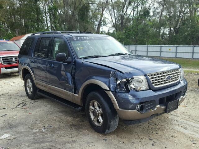 1FMDU74E92UB12582 - 2002 FORD EXPLORER E BLUE photo 1