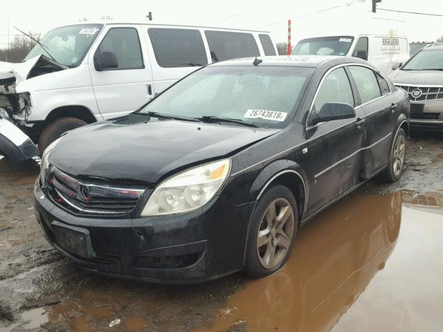 1G8ZS57N67F250649 - 2007 SATURN AURA XE BLACK photo 2