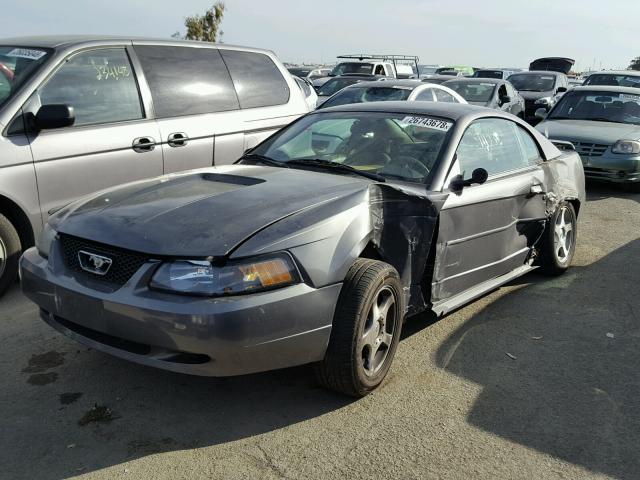 1FAFP40433F439877 - 2003 FORD MUSTANG GRAY photo 2