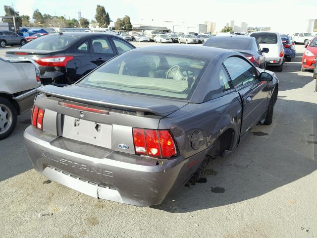 1FAFP40433F439877 - 2003 FORD MUSTANG GRAY photo 4