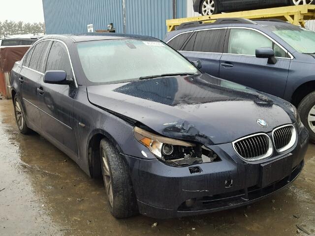 WBANB33594B108987 - 2004 BMW 545 I BLUE photo 1