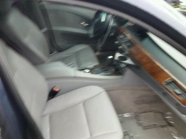 WBANB33594B108987 - 2004 BMW 545 I BLUE photo 5