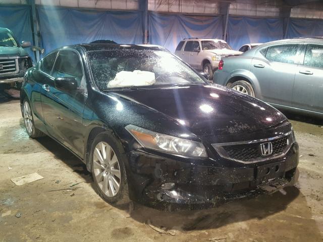 1HGCS22808A017782 - 2008 HONDA ACCORD EXL BLACK photo 2