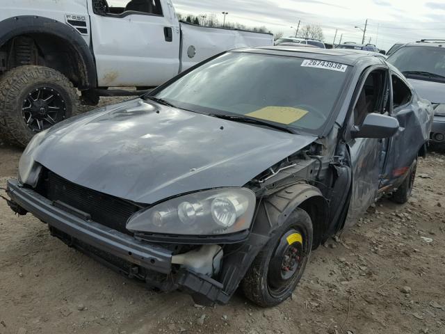 JH4DC54886S007943 - 2006 ACURA RSX GRAY photo 2