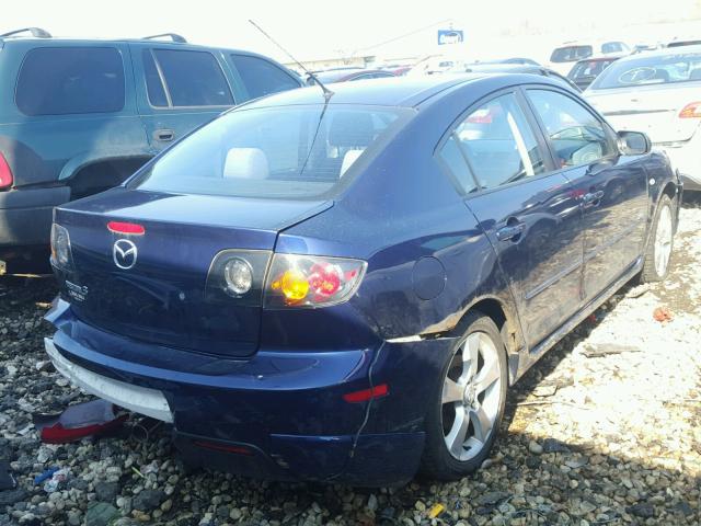 JM1BK323161445538 - 2006 MAZDA 3 S BLUE photo 4