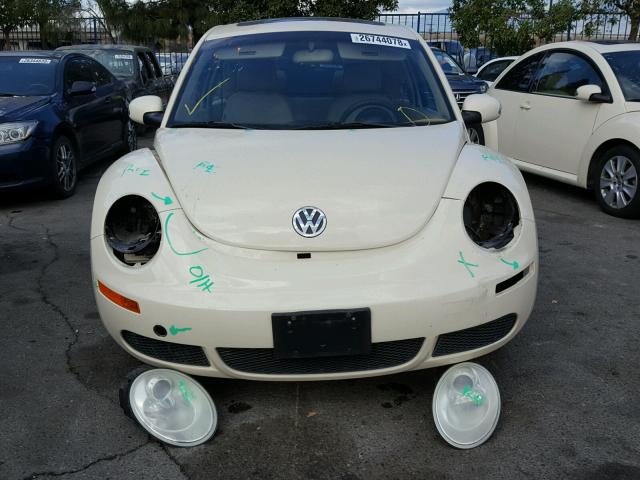 3VWRG31C76M408110 - 2006 VOLKSWAGEN NEW BEETLE WHITE photo 9