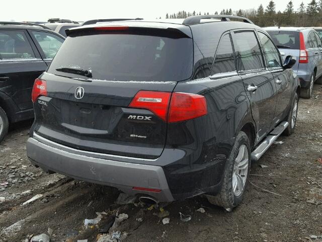 2HNYD28887H003855 - 2007 ACURA MDX SPORT BLACK photo 4