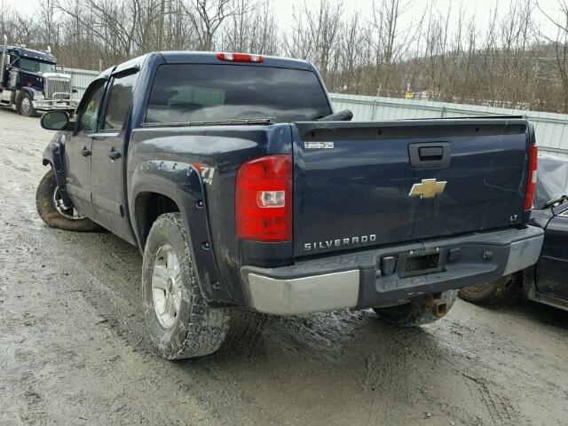 2GCEK13Y871679991 - 2007 CHEVROLET SILVERADO BLUE photo 3