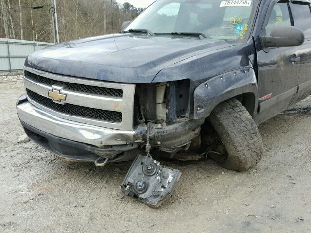 2GCEK13Y871679991 - 2007 CHEVROLET SILVERADO BLUE photo 9