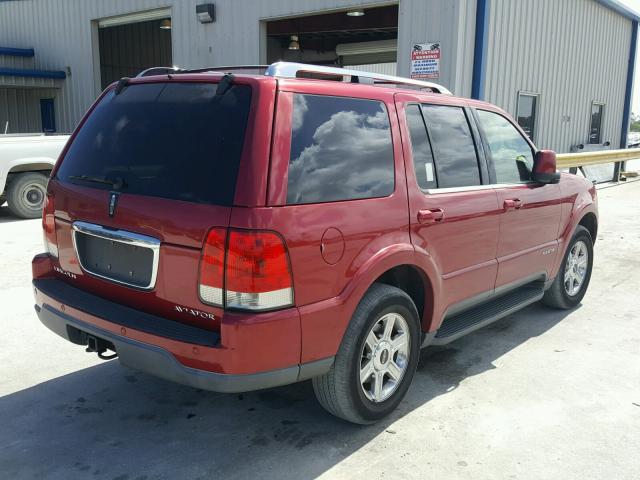 5LMEU78H53ZJ47033 - 2003 LINCOLN AVIATOR RED photo 4