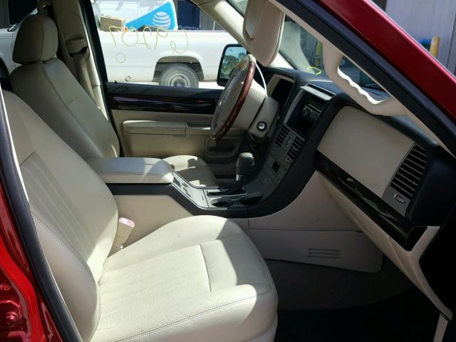 5LMEU78H53ZJ47033 - 2003 LINCOLN AVIATOR 红色 照片 5
