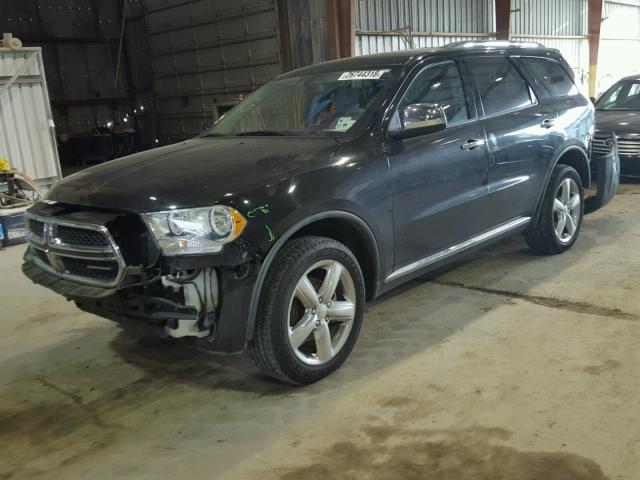 1D4RD2GG6BC682364 - 2011 DODGE DURANGO EX BLACK photo 2