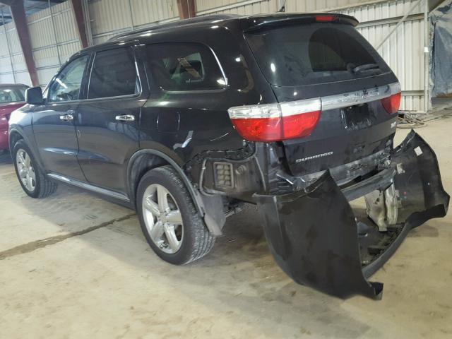 1D4RD2GG6BC682364 - 2011 DODGE DURANGO EX BLACK photo 3