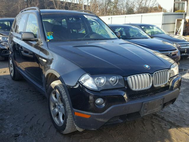 WBXPC93488WJ19421 - 2008 BMW X3 3.0SI BLACK photo 1