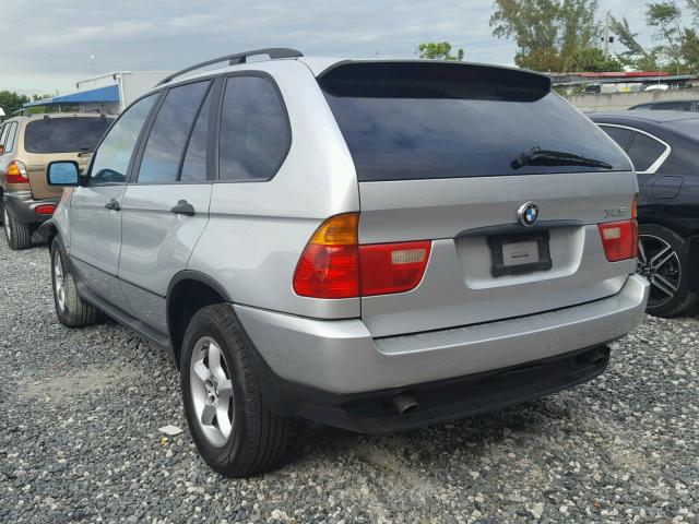 WBAFA53511LP26071 - 2001 BMW X5 3.0I SILVER photo 3