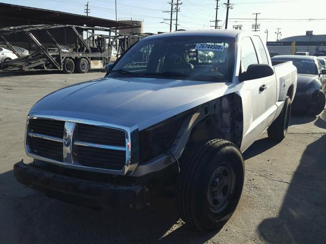 1D7HE22K26S506009 - 2006 DODGE DAKOTA ST SILVER photo 2