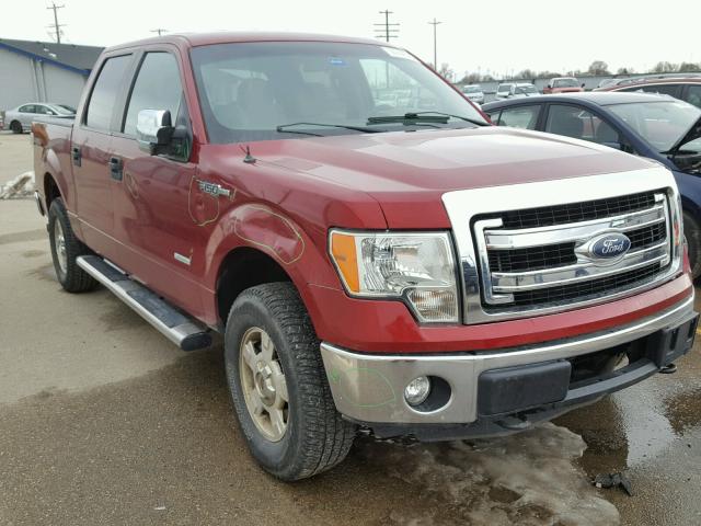 1FTFW1ET4DFA62070 - 2013 FORD F150 SUPER RED photo 1