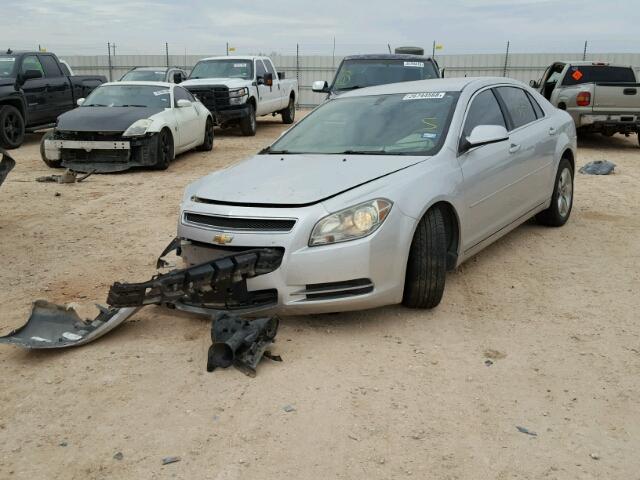 1G1ZC5EB8AF268095 - 2010 CHEVROLET MALIBU 1LT 银色 照片 2