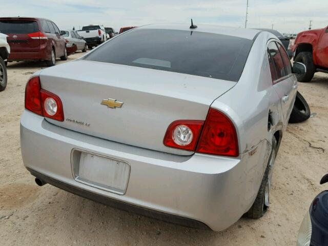 1G1ZC5EB8AF268095 - 2010 CHEVROLET MALIBU 1LT 银色 照片 4