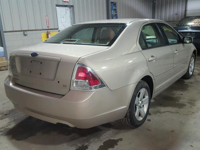 3FAFP07Z26R206266 - 2006 FORD FUSION SE BEIGE photo 4