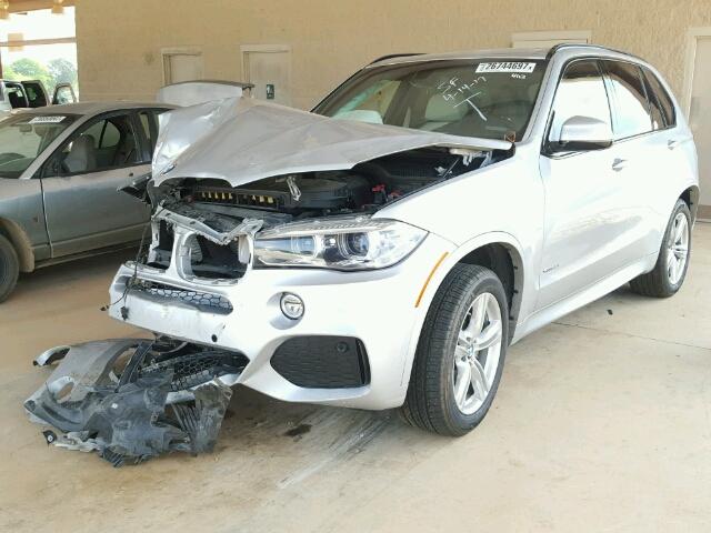 5UXKR6C55F0J74064 - 2015 BMW X5 XDRIVE5 SILVER photo 2