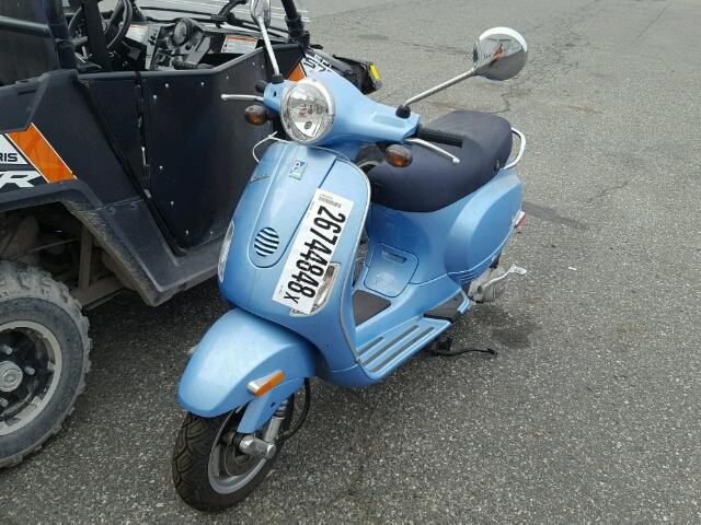 ZAPM448F775008453 - 2007 VESPA LX 150 BLUE photo 2