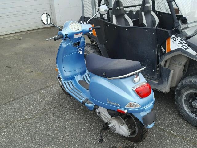 ZAPM448F775008453 - 2007 VESPA LX 150 BLUE photo 3