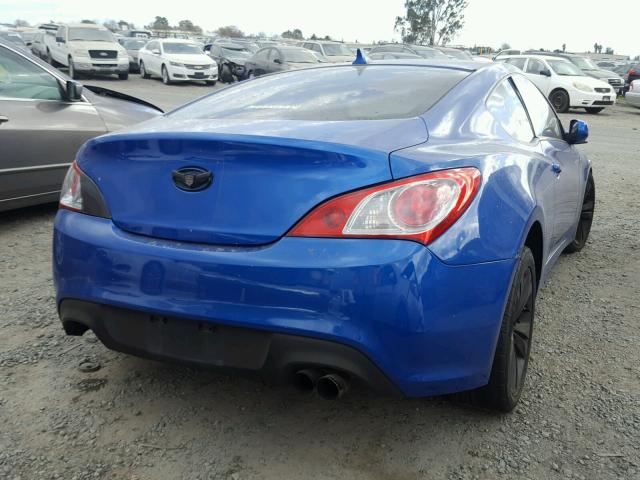 KMHHT6KD2BU051469 - 2011 HYUNDAI GENESIS CO BLUE photo 4