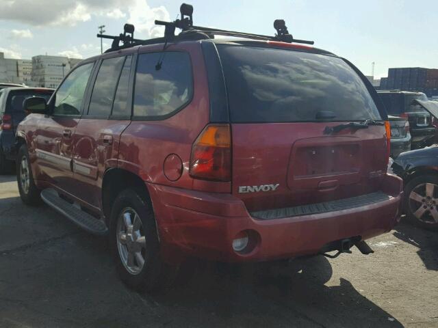 1GKDS13S622373392 - 2002 GMC ENVOY BURGUNDY photo 3