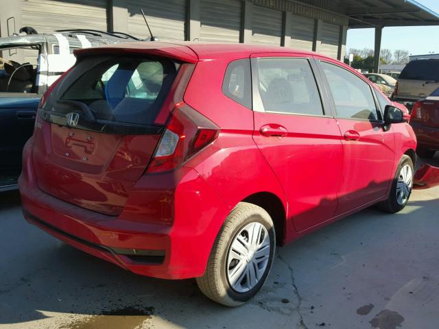 3HGGK5H51JM724415 - 2018 HONDA FIT LX RED photo 4