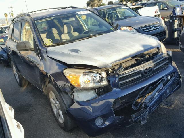 JTMZD33V766009918 - 2006 TOYOTA RAV4 BLUE photo 1