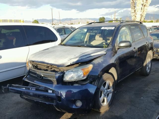 JTMZD33V766009918 - 2006 TOYOTA RAV4 BLUE photo 2