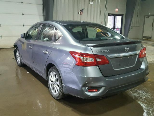 3N1AB7AP3GY292555 - 2016 NISSAN SENTRA S GRAY photo 3