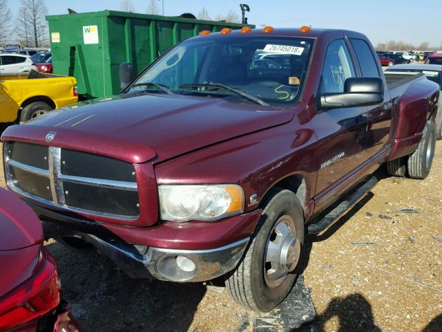 3D7MA48C63G858373 - 2003 DODGE RAM 3500 S MAROON photo 2